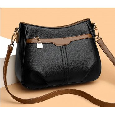Fashion Shoulder Crossbody Bag(Black)